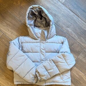 Forever 21 Beige Puffer Jacket